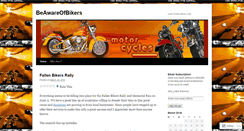 Desktop Screenshot of beawareofbikers.wordpress.com