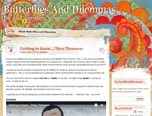 Tablet Screenshot of butterfliesdilemmas.wordpress.com
