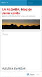 Mobile Screenshot of algabaamantesdelalibertad.wordpress.com
