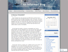 Tablet Screenshot of aninformedmind.wordpress.com