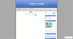 Desktop Screenshot of crystiano.wordpress.com