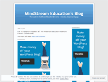 Tablet Screenshot of mindstreamedu.wordpress.com