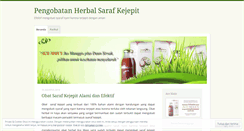 Desktop Screenshot of obaturatsyarafberkhasiat.wordpress.com