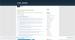 Desktop Screenshot of iamjunius.wordpress.com