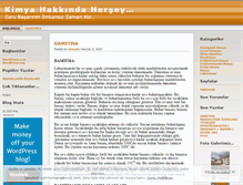 Tablet Screenshot of kimyatr.wordpress.com