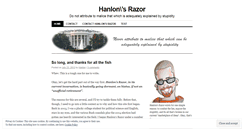 Desktop Screenshot of hanlonsrazor.wordpress.com