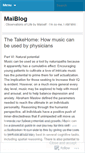 Mobile Screenshot of maiweblog.wordpress.com