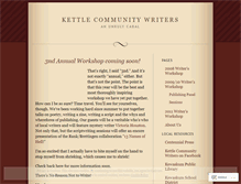 Tablet Screenshot of kcwriters.wordpress.com