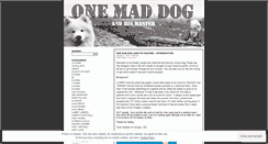 Desktop Screenshot of onemaddog.wordpress.com