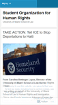 Mobile Screenshot of miamilawhumanrights.wordpress.com