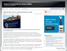 Tablet Screenshot of miamilawhumanrights.wordpress.com
