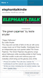 Mobile Screenshot of elephanttalkindie.wordpress.com