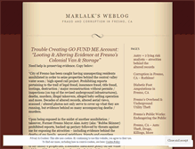 Tablet Screenshot of marlalk.wordpress.com