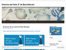 Tablet Screenshot of historiadelartebachillerato.wordpress.com