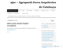 Tablet Screenshot of ajac.wordpress.com