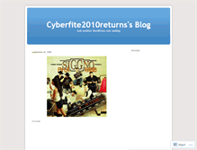 Tablet Screenshot of cyberfite2010returns.wordpress.com