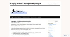 Desktop Screenshot of cwshl.wordpress.com