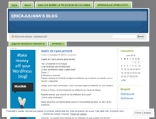 Tablet Screenshot of ericajuliana.wordpress.com