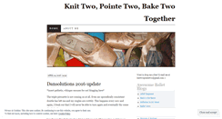 Desktop Screenshot of knittwopointetwo.wordpress.com