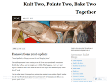 Tablet Screenshot of knittwopointetwo.wordpress.com