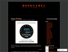 Tablet Screenshot of bookgames.wordpress.com