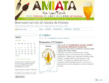 Tablet Screenshot of amiatadagustare.wordpress.com