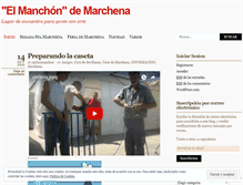 Tablet Screenshot of elmanchon.wordpress.com