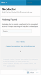 Mobile Screenshot of geodoctor.wordpress.com