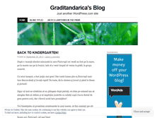 Tablet Screenshot of graditandarica.wordpress.com