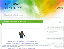 Tablet Screenshot of fuentelunatecnologia.wordpress.com