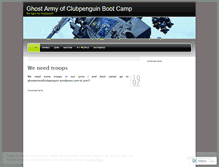 Tablet Screenshot of ghostarmybootcamp.wordpress.com
