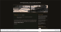 Desktop Screenshot of perpetuallylearning.wordpress.com
