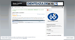 Desktop Screenshot of dienteazulds.wordpress.com
