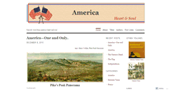 Desktop Screenshot of americaheartandsoul.wordpress.com