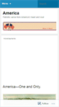 Mobile Screenshot of americaheartandsoul.wordpress.com
