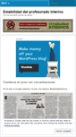 Mobile Screenshot of profesorprecario.wordpress.com