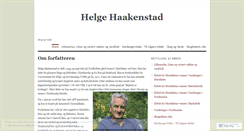 Desktop Screenshot of helgehaakenstad.wordpress.com