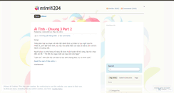 Desktop Screenshot of mimi1204.wordpress.com