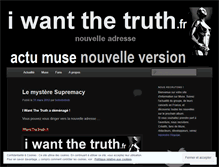 Tablet Screenshot of museiwantthetruth.wordpress.com