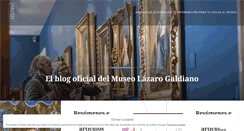 Desktop Screenshot of museolazarogaldiano.wordpress.com