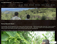 Tablet Screenshot of pastorricardoreyes.wordpress.com