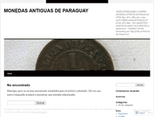 Tablet Screenshot of monedasantiguasdeparaguay.wordpress.com