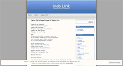 Desktop Screenshot of liriksong.wordpress.com