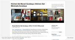 Desktop Screenshot of kitchensetmurahsurabaya.wordpress.com