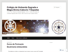 Tablet Screenshot of colvirtualdeumbanda.wordpress.com