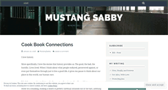 Desktop Screenshot of mustangsabby.wordpress.com