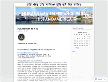 Tablet Screenshot of hukamnamaenespanol.wordpress.com