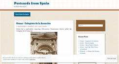 Desktop Screenshot of postcardsofspain.wordpress.com