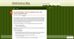 Desktop Screenshot of girishgaurav.wordpress.com