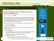 Tablet Screenshot of girishgaurav.wordpress.com
